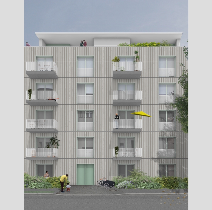 Straenansicht (Skizze)