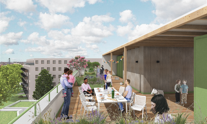 Dachterrasse (Skizze)